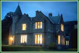 Leny House at night